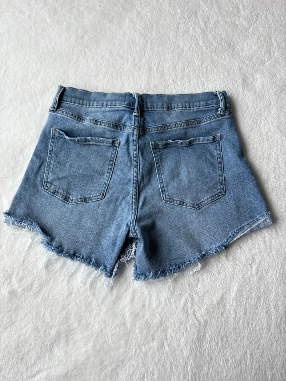 Pistola Light Wash Denim Jean Shorts